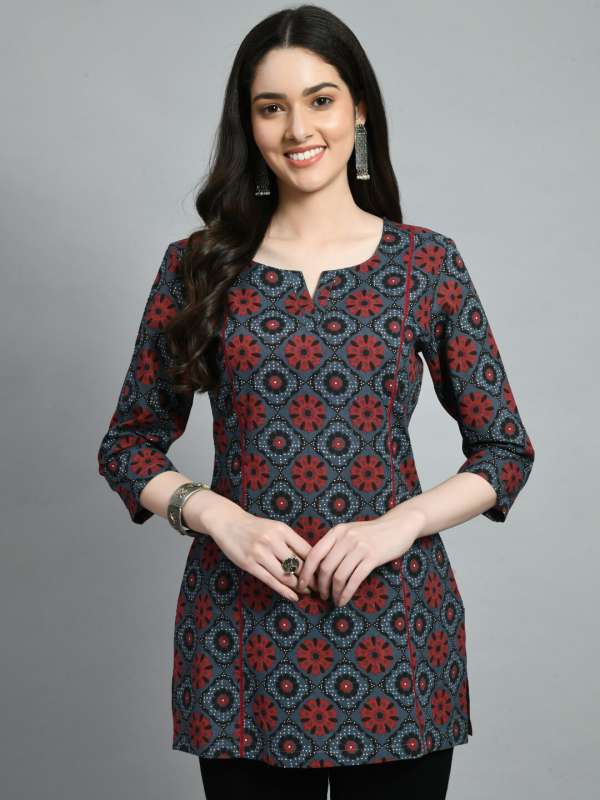 Round neck cheap kurti