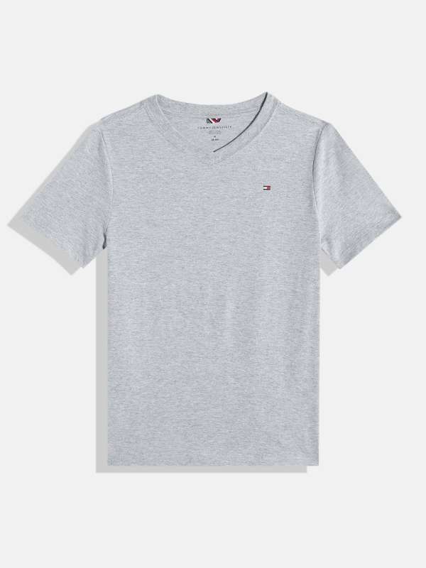Grey tommy sales hilfiger shirt