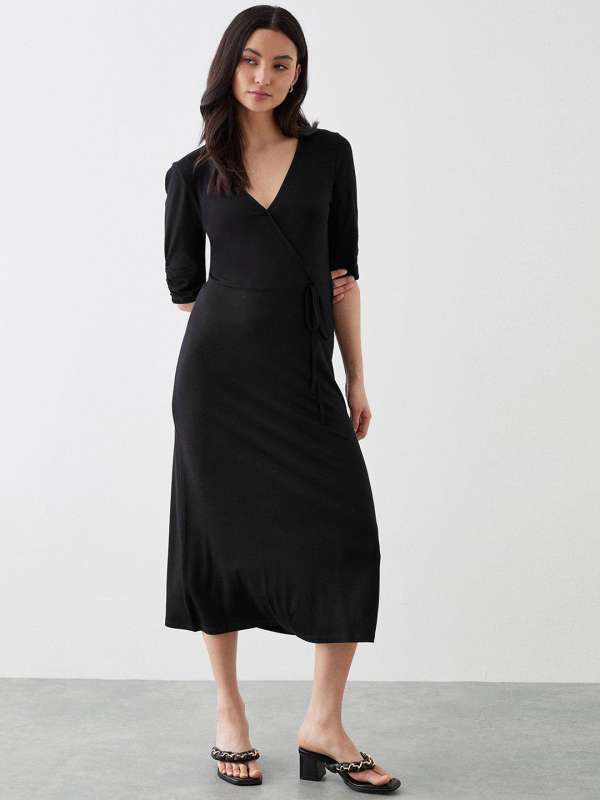 Dorothy perkins black shift dress hot sale