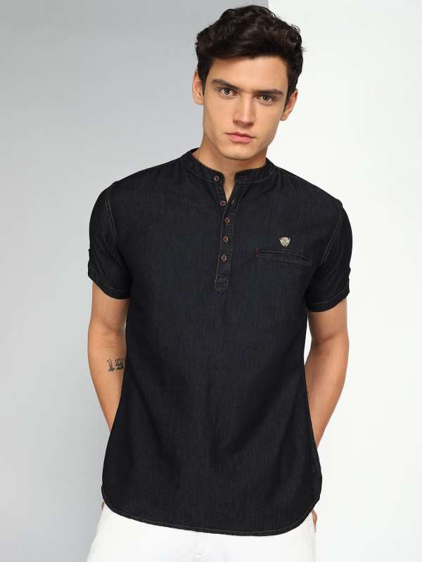 Buy Night Black Gulmohar Block Sleeveless Dress Symphony for Men Online @  Tata CLiQ Luxury