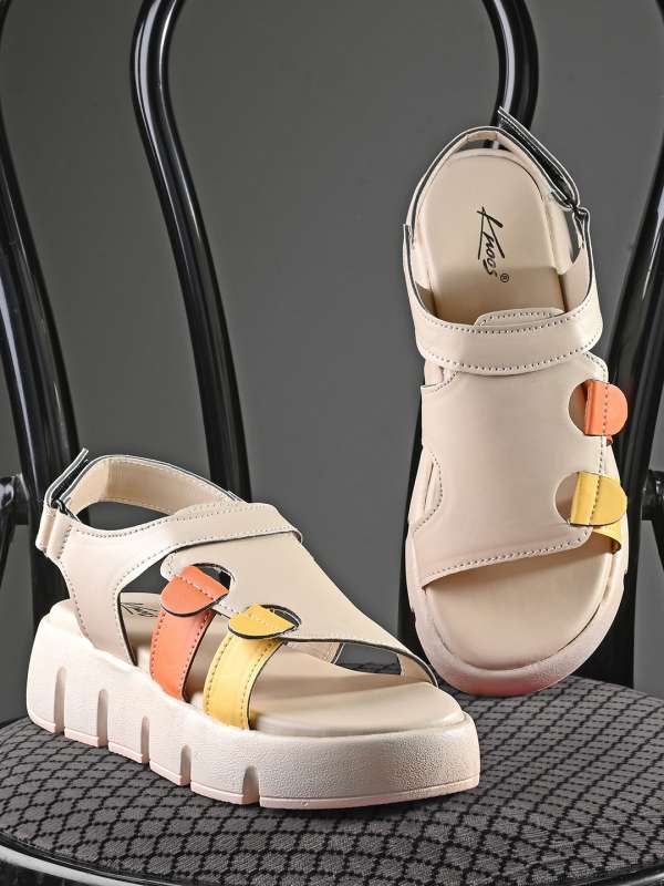 Beach footwear for ladies sales