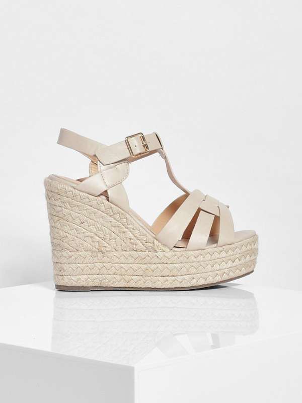 Grey discount espadrille wedges