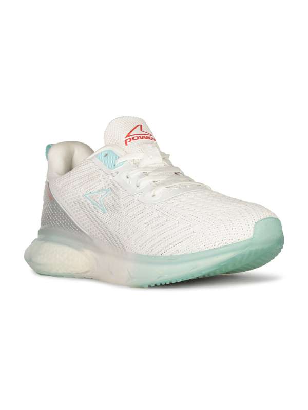 Power white school top shoes
