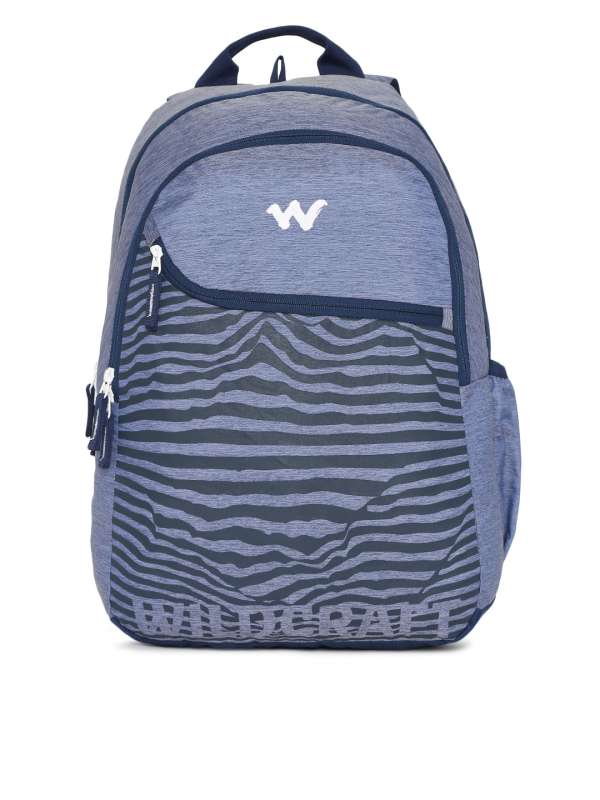 Wildcraft blue graphic backpack new arrivals