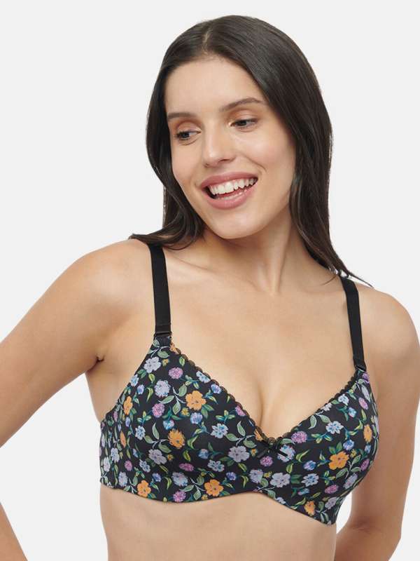Buy Triumph Triaction Knit Motion Pro Padded Wireless Extreme Bounce Control  Sports Bra - Black Combo at Rs.2429 online