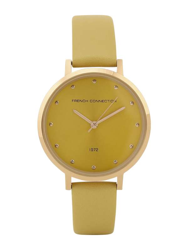 Yellow watches for ladies clearance