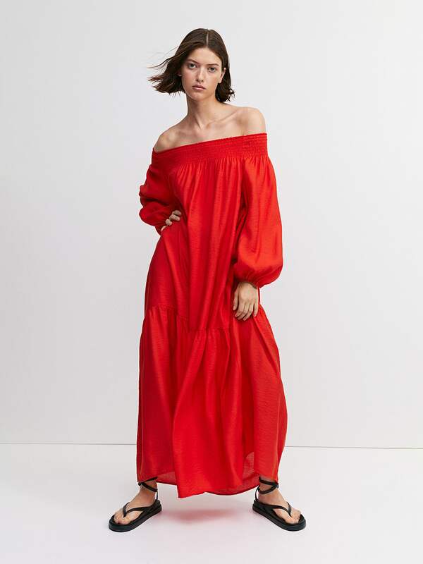 Sexy Red Maxi Dress  OneShoulder Dress  Sultry Maxi Gown  Lulus