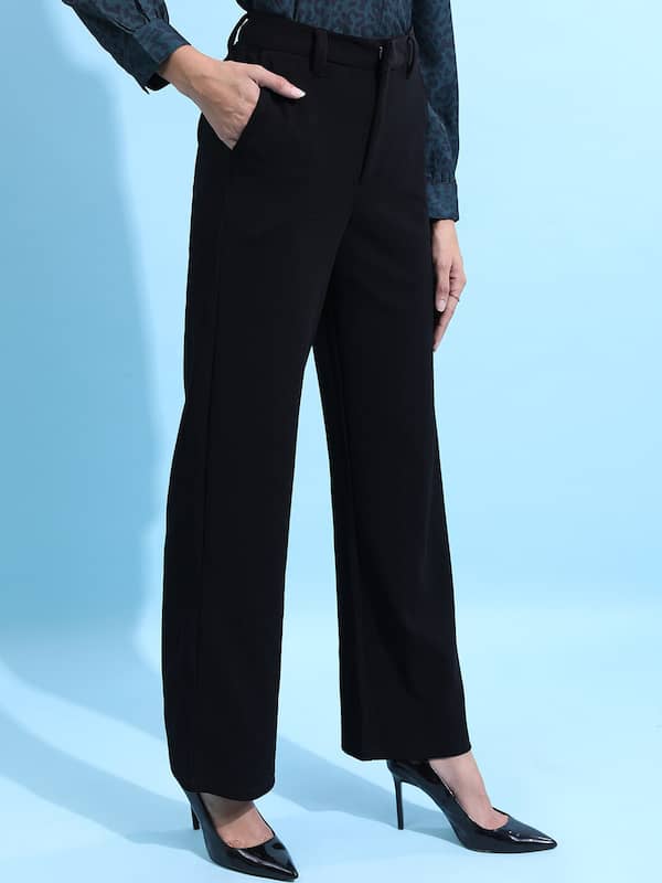 I Saw It First Petite High Waisted Satin Trousers  USC