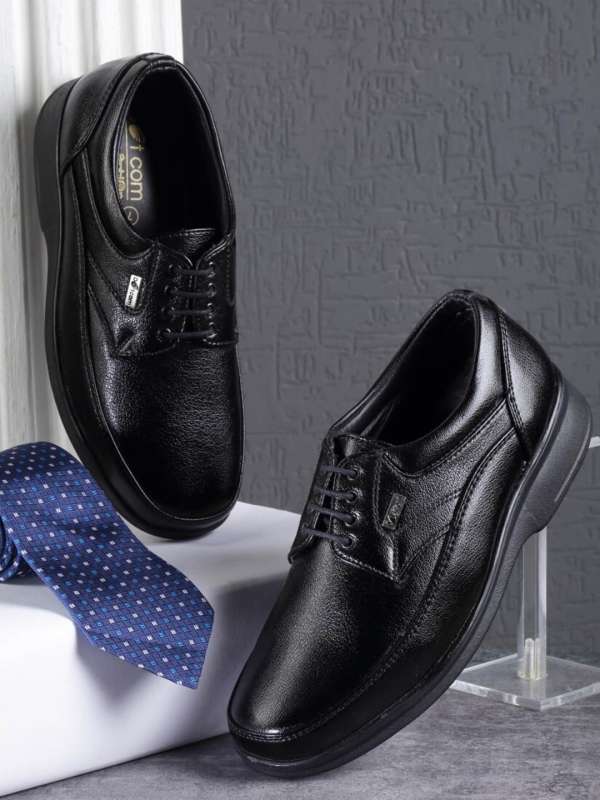 Action black formal shoes top