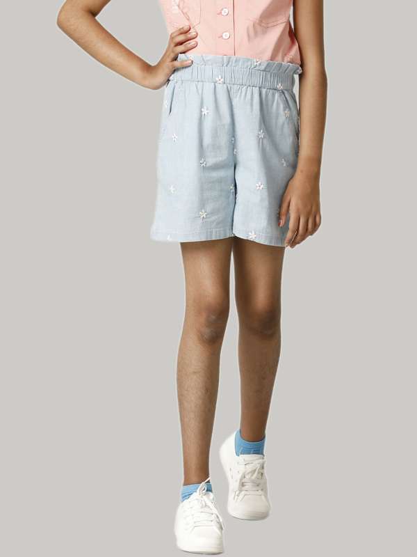 Shorts for hot sale girls myntra