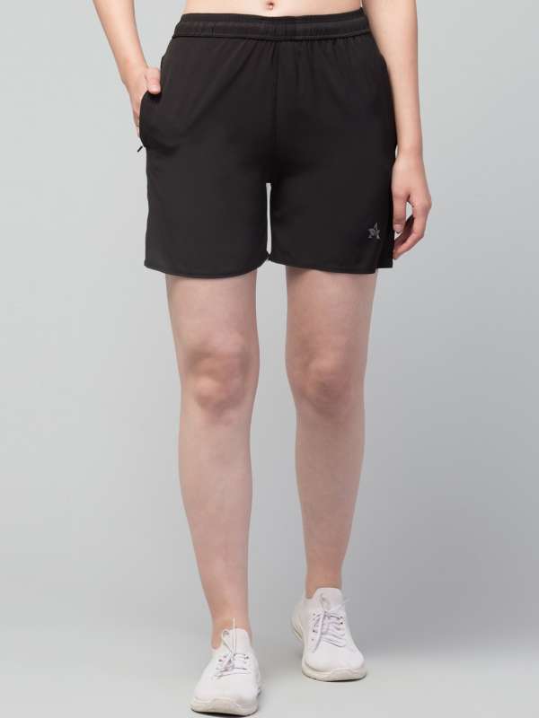 HRX by Hrithik Roshan Women Red Rapid Dry Yoga Seamless Shorts