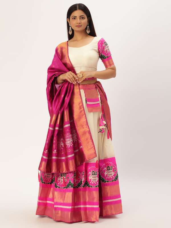 Half saree online myntra deals