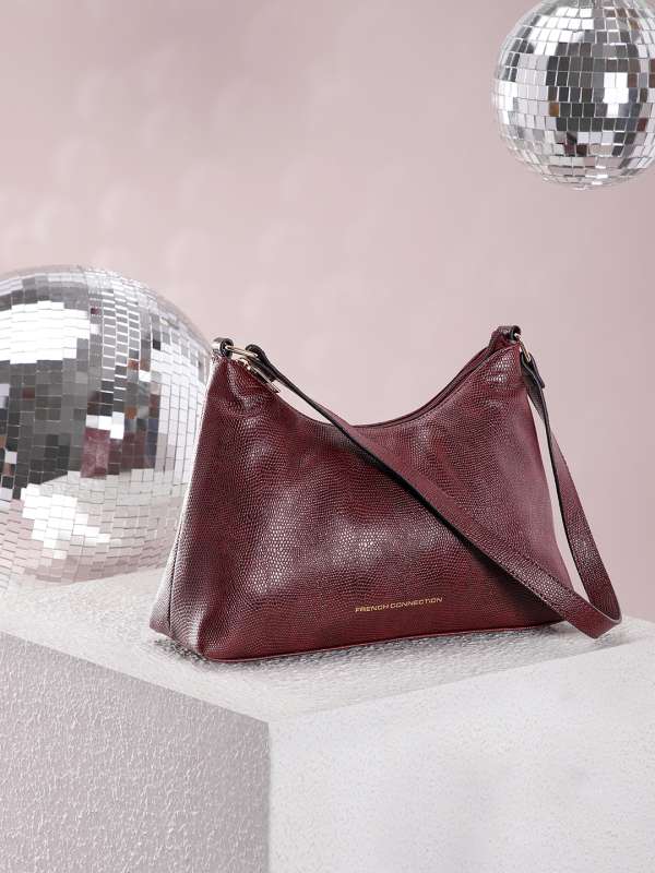 Burgundy colour handbags online