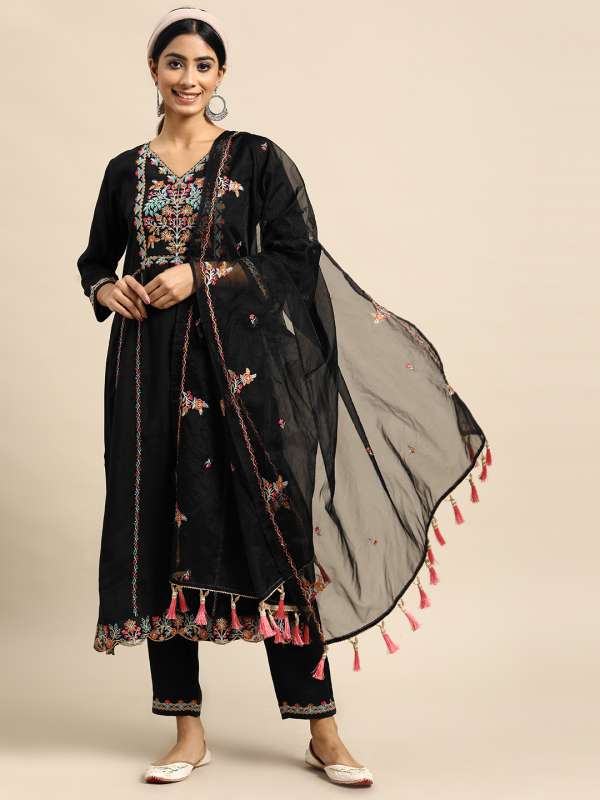 BLACK WOMEN  GIRL KURTI PANT womens kurti stylish kurti black kurti womens  clothing