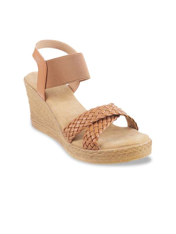 Tan sales wedge heels