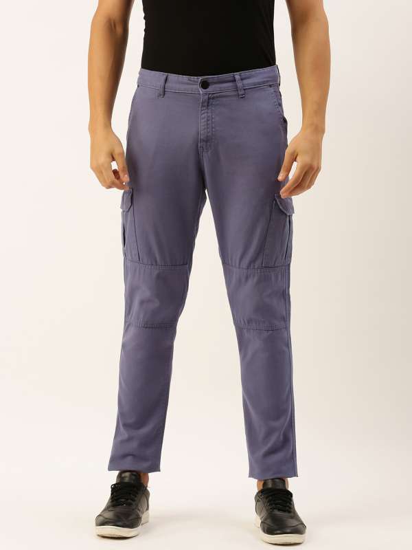 Purple Trousers For Men - Buy Purple Trousers For Men online in India
