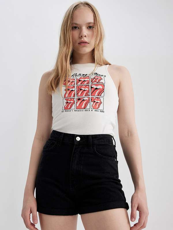 High Rise Shorts Buy High Rise Shorts online in India