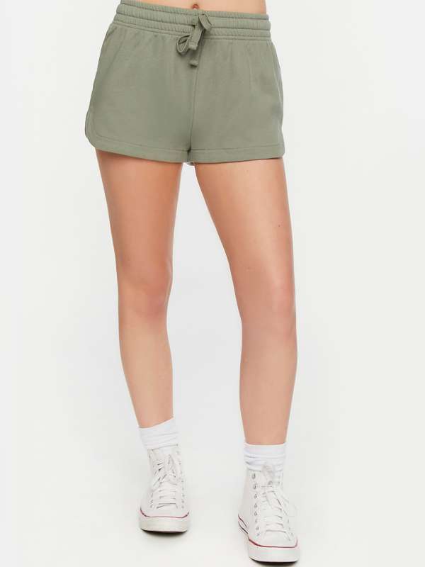 Forever 21 green shorts deals