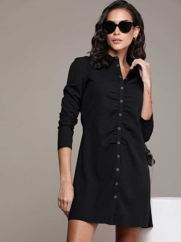 Calvin klein best sale button up dress