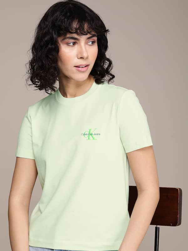 Calvin Klein - Klein India Jeans Jeans Green Tshirts Calvin in Buy online Green Tshirts