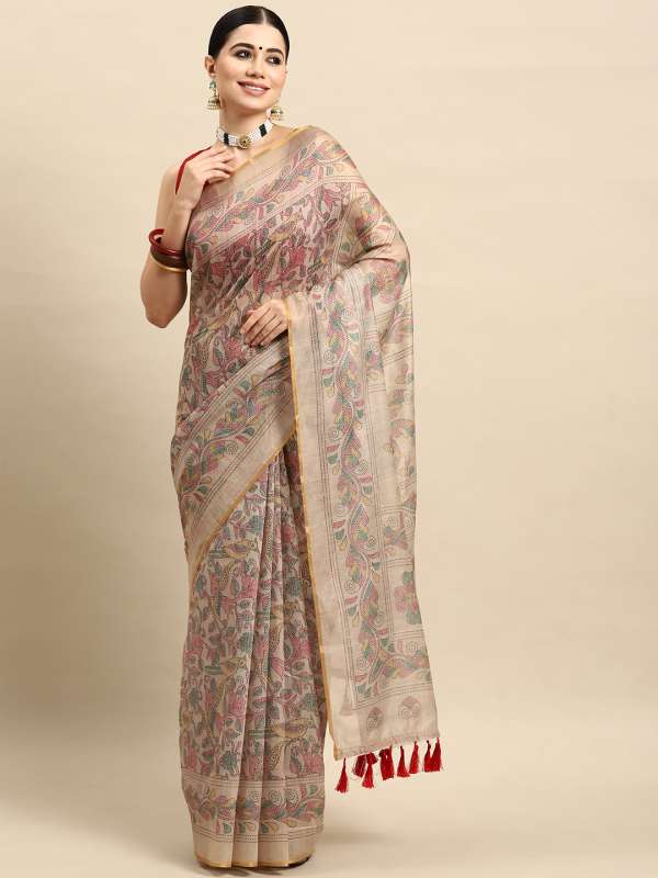 Myntra kalamkari sarees online