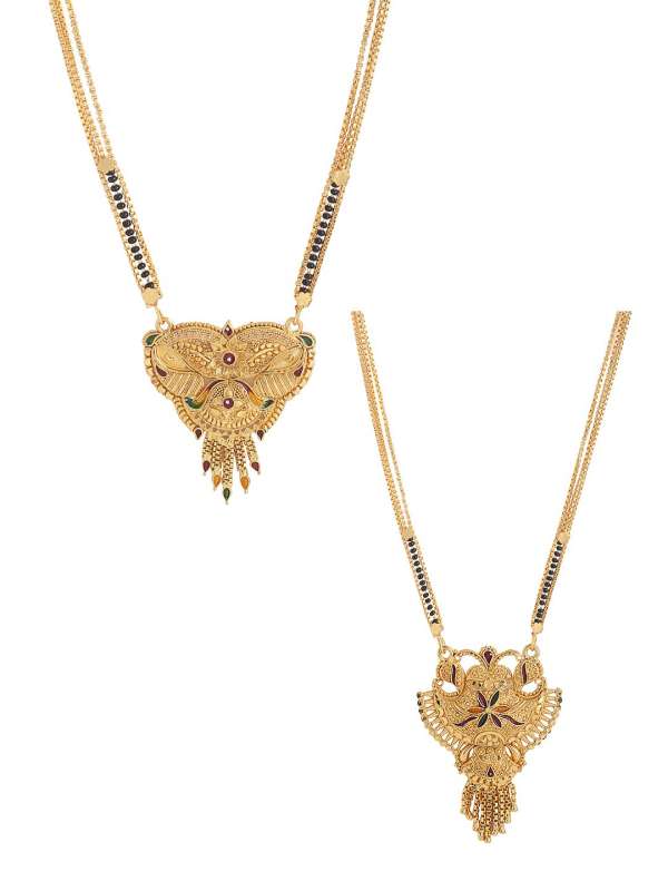 Online mangalsutra gold plated sale