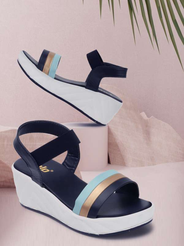 Navy Blue Wedges Buy Navy Blue Wedges online in India
