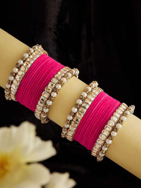 Purple color bangles sale
