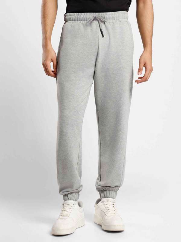 Plain gray joggers clearance