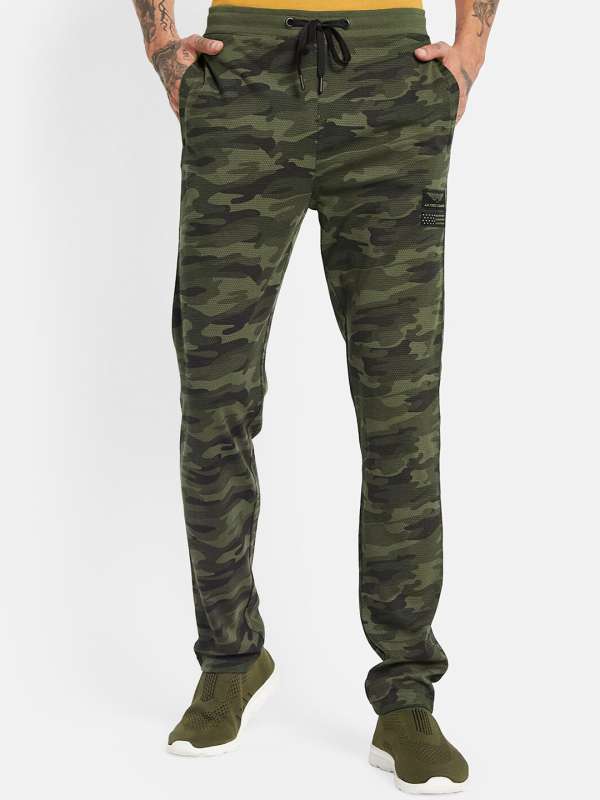 Buy tbase Mens Military Olive Solid Cargo Pants for Men Online India