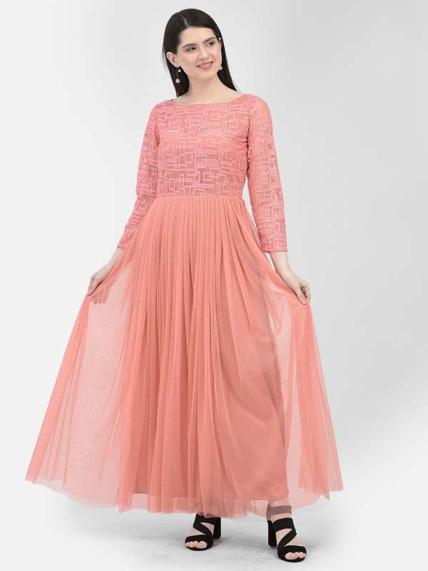 Boat neck net sales dress