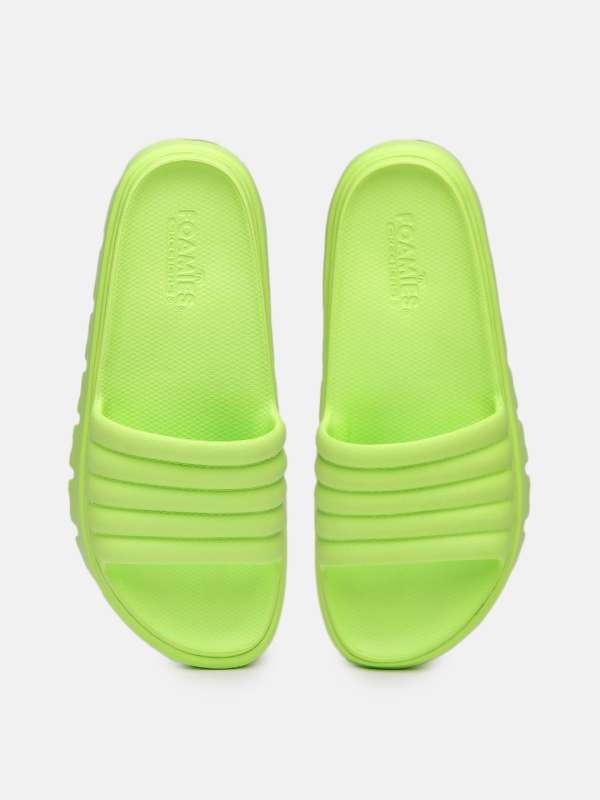 Skechers slippers womens green on sale