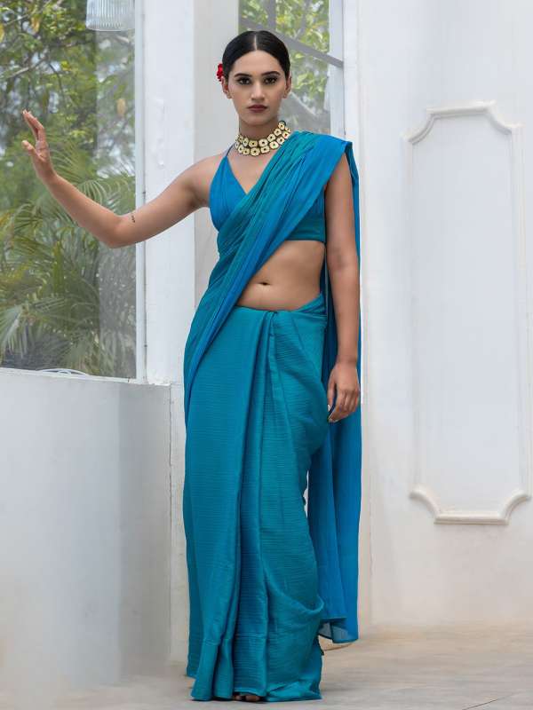 Office saree top jacket design 2019