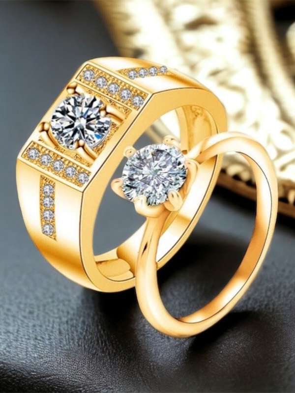 Couple Gold Rings Buy Couple Gold Rings online in India