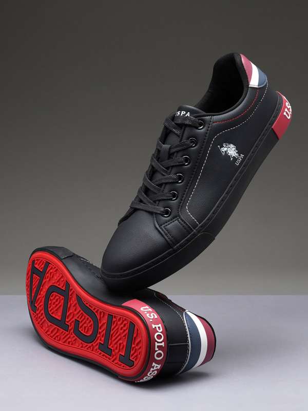Black Men Sneakers U.s. Polo Assn. Buy Black Men Sneakers U.s. Polo Assn. online in India