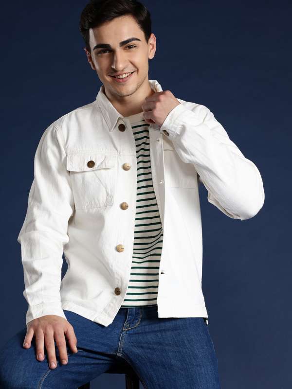 Buy White Jackets & Coats for Men by BREAKBOUNCE Online