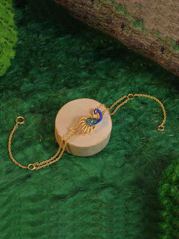 Peacock bracelet gold sale