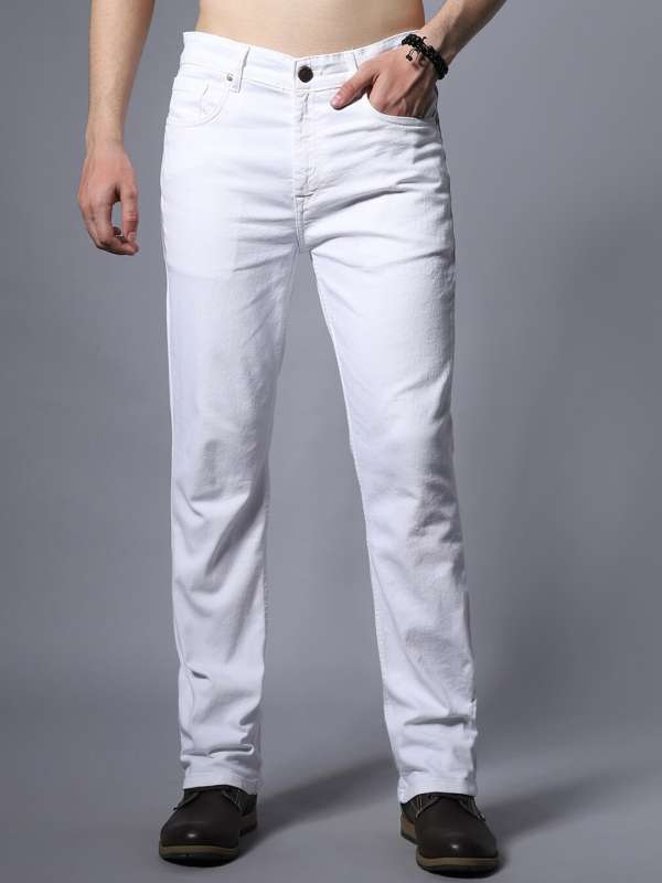 Piroh Pants  Buy Piroh Womens Cotton Solid Straight Trouser Pant White  Online  Nykaa Fashion