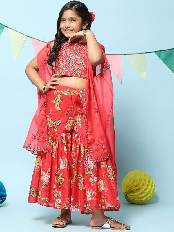 Biba red suit set best sale