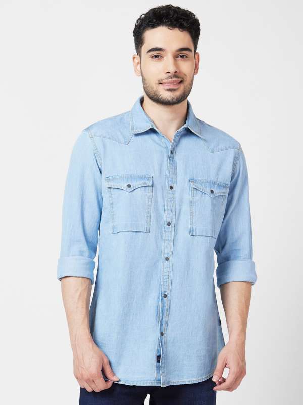 Spykar denim hotsell shirts