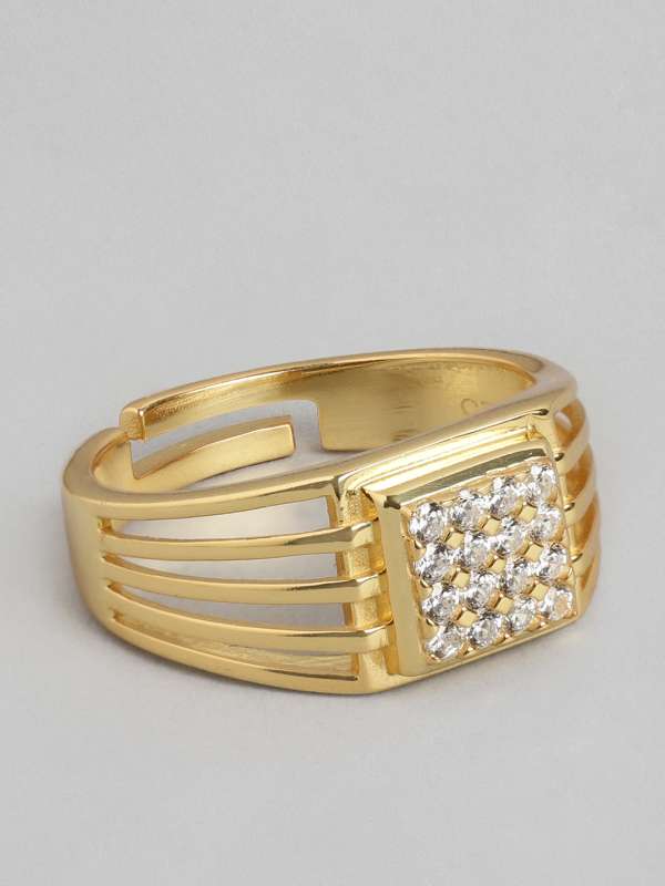 Gold ring for hot sale man price below 6000
