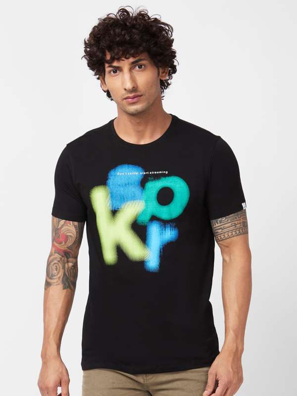 Spykar t new arrivals shirts myntra