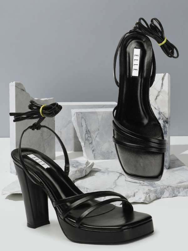 Black wrap around new arrivals heels
