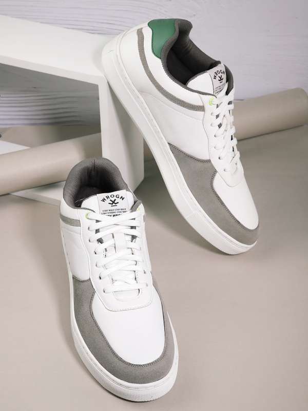 Wrogn white casual shoes online