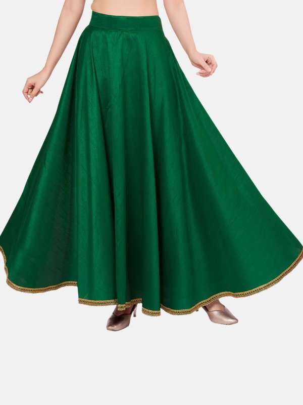 Green skirt online india store