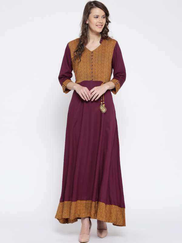 tiered maxi dress with sleeves