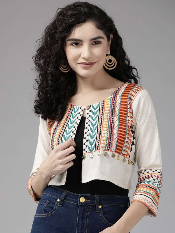 Embroidered Shrug Buy Embroidered Shrug online in India