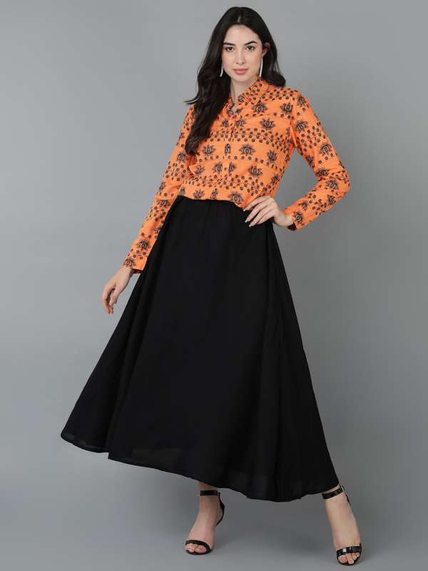 Long skirt and best sale top online india