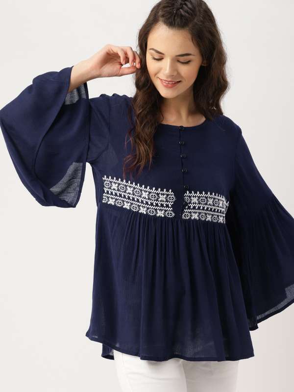 Embroidered Tops - Buy Embroidered Tops online in India