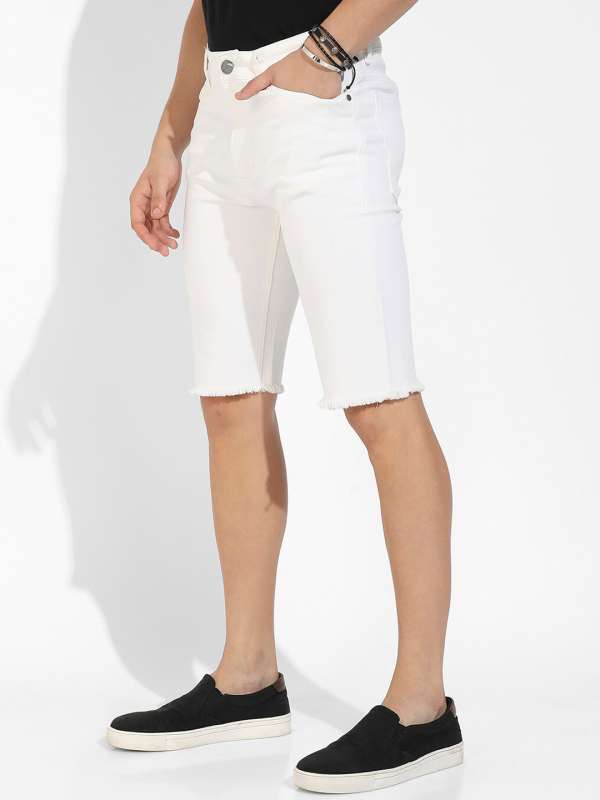 Off white hot sale jeans shorts